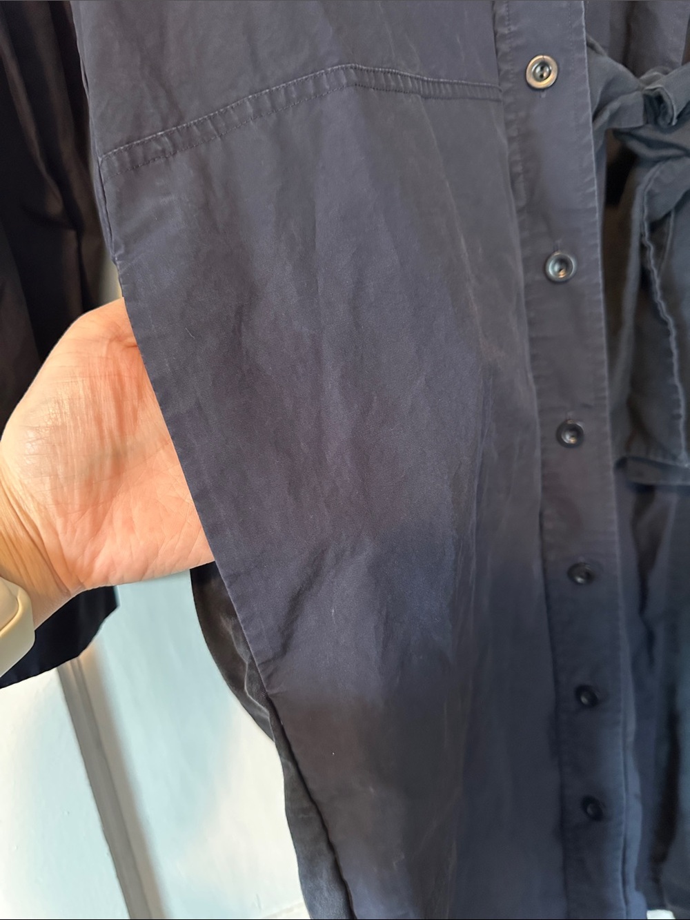 COS Oversized Button Front Collared Shirt Dress - Picture 7 of 11